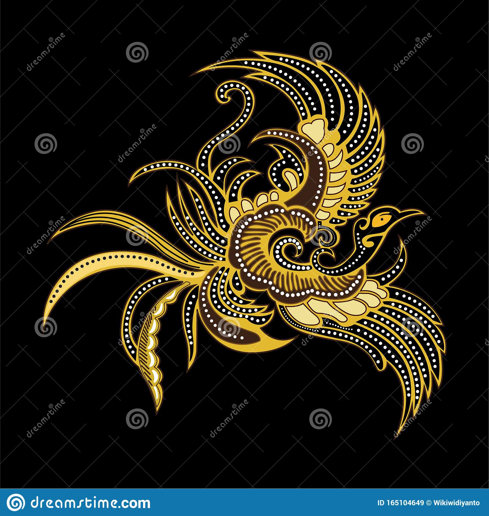 Detail Background Vector Batik Nomer 27