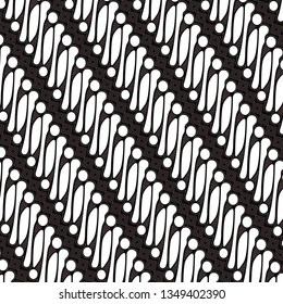 Detail Background Vector Batik Putih Nomer 15