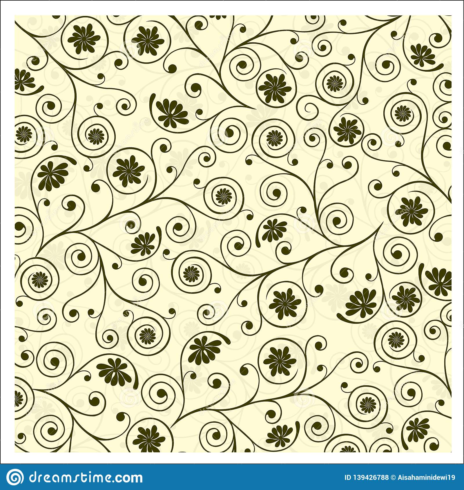 Detail Background Vector Batik Putih Nomer 31