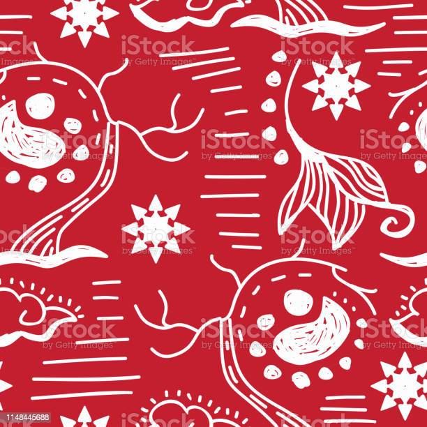 Detail Background Vector Batik Putih Nomer 36