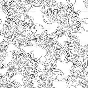 Detail Background Vector Batik Putih Nomer 50