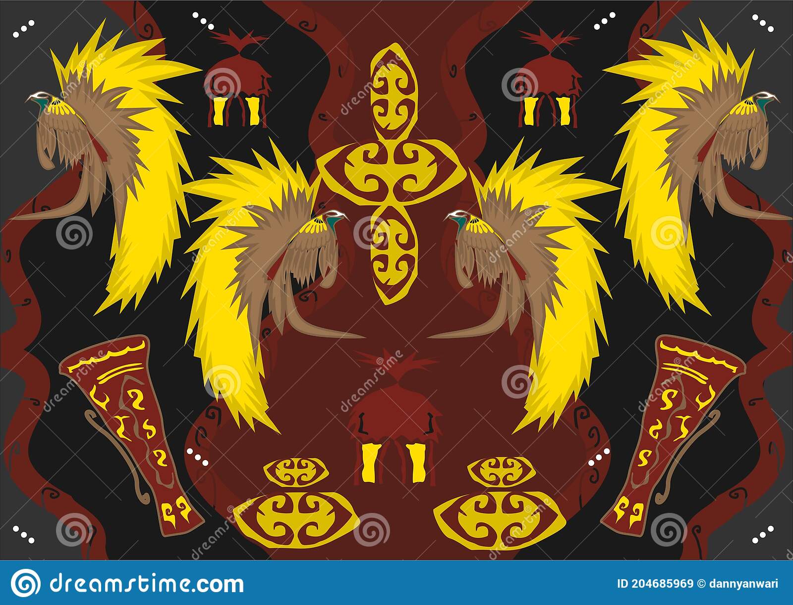 Detail Background Vector Batik Putih Nomer 54