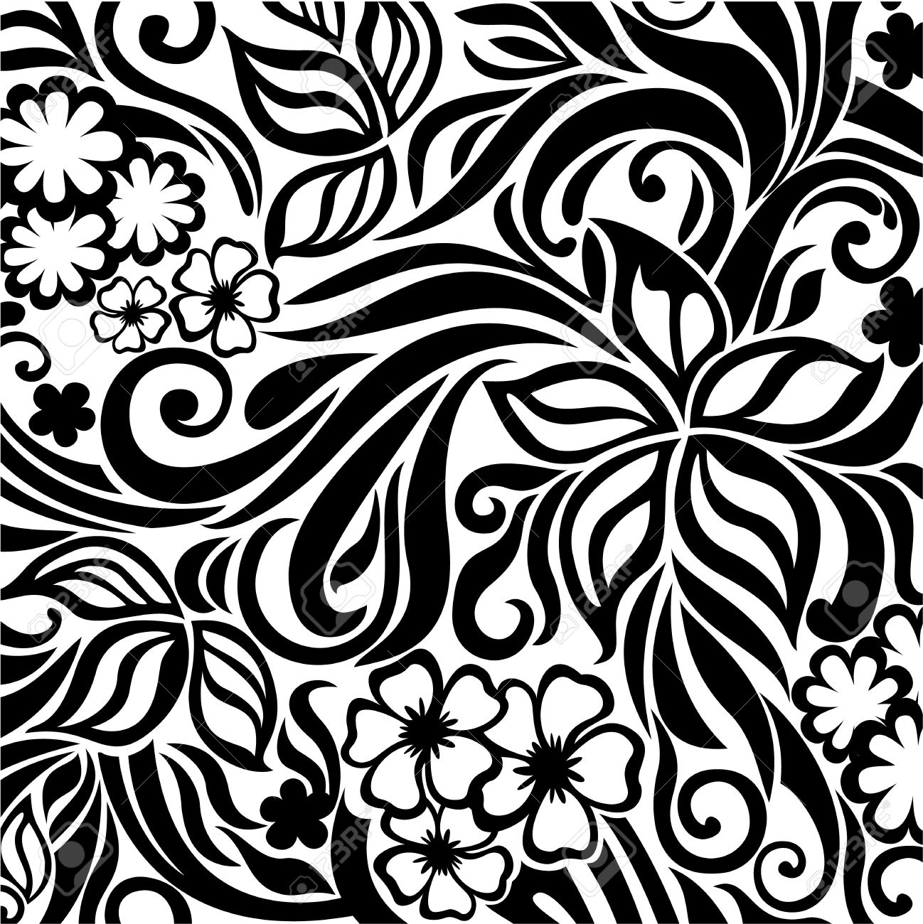 Detail Background Vector Black And White Nomer 50