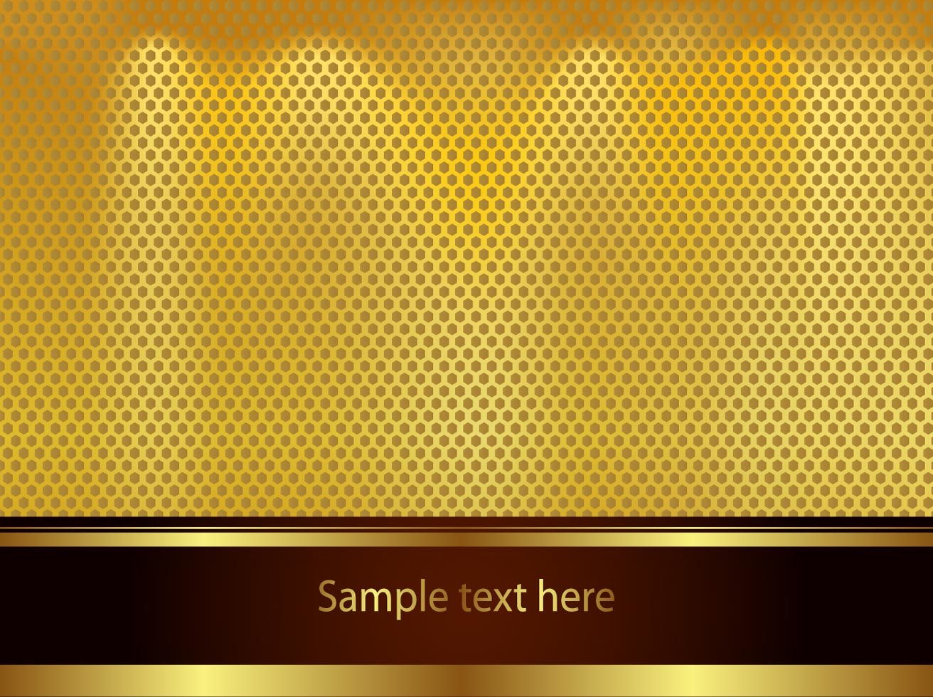 Detail Background Vector Gold Nomer 3
