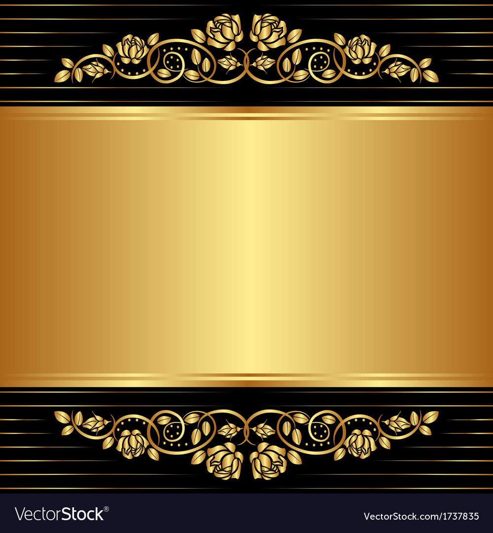 Detail Background Vector Gold Nomer 25