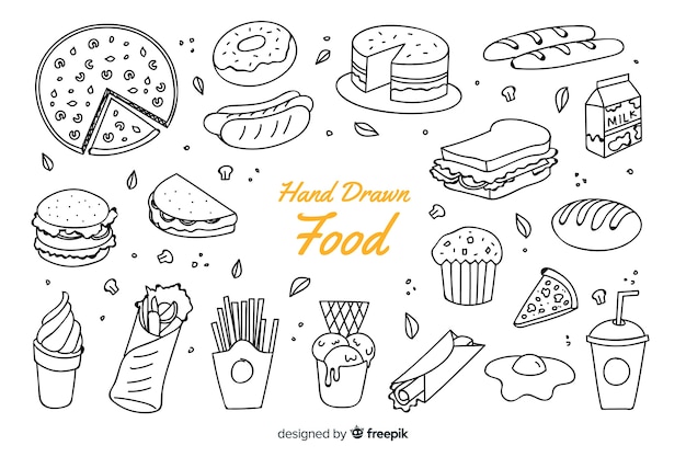 Detail Background Vector Makanan Nomer 14