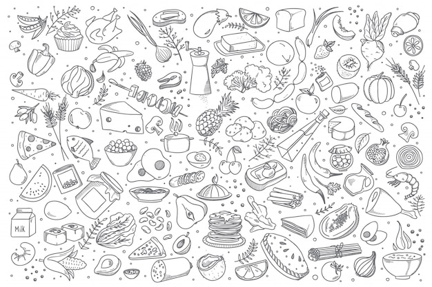 Detail Background Vector Makanan Nomer 3