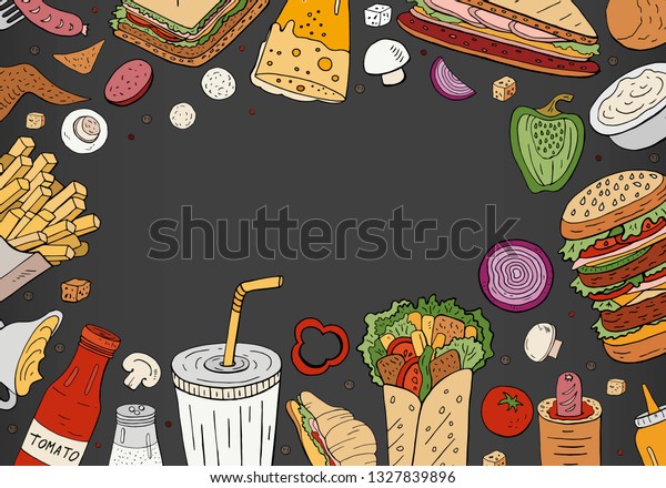 Detail Background Vector Makanan Nomer 27