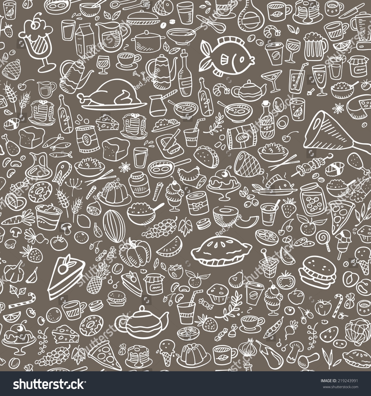 Detail Background Vector Makanan Nomer 6