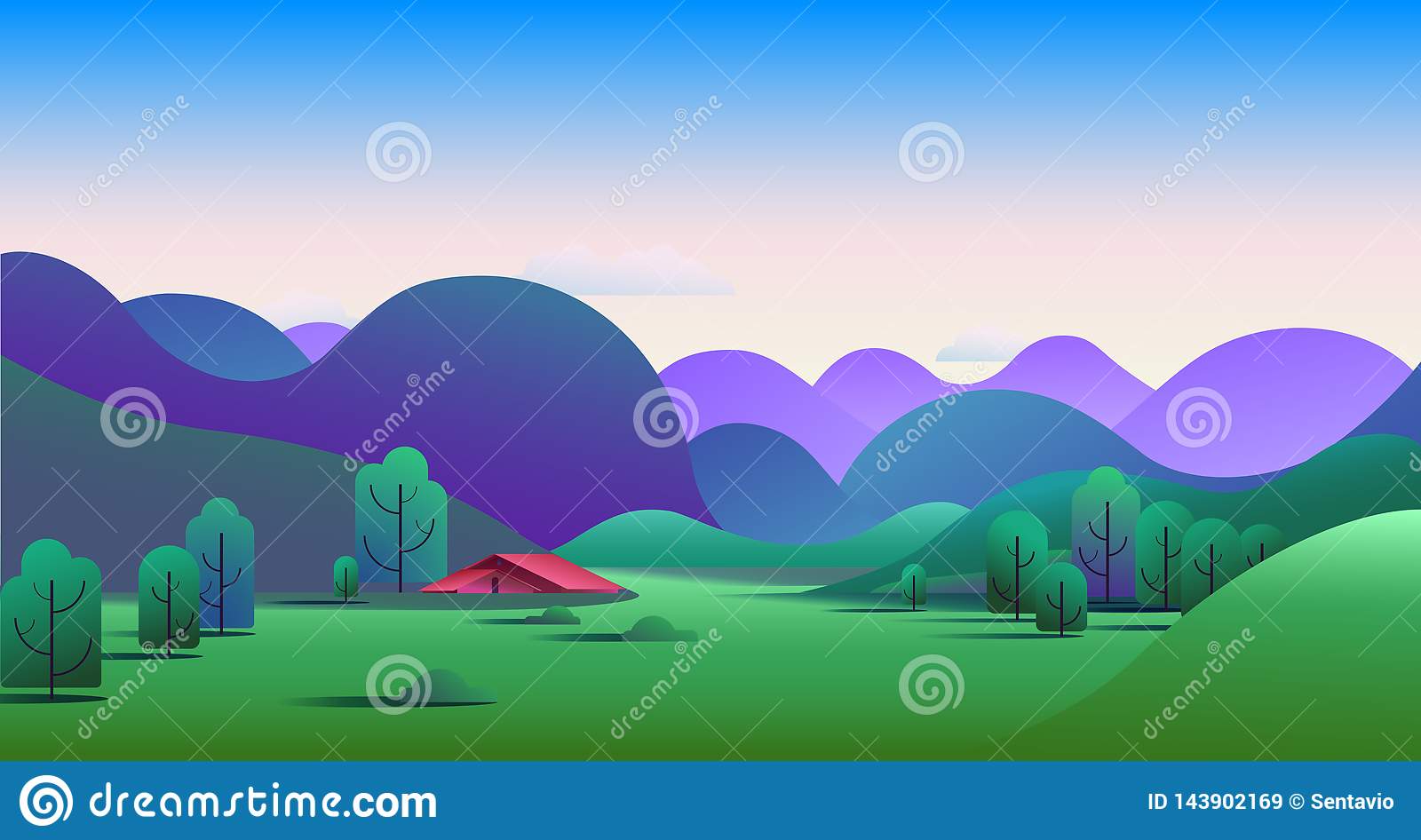 Detail Background Vector Pemandangan Nomer 31