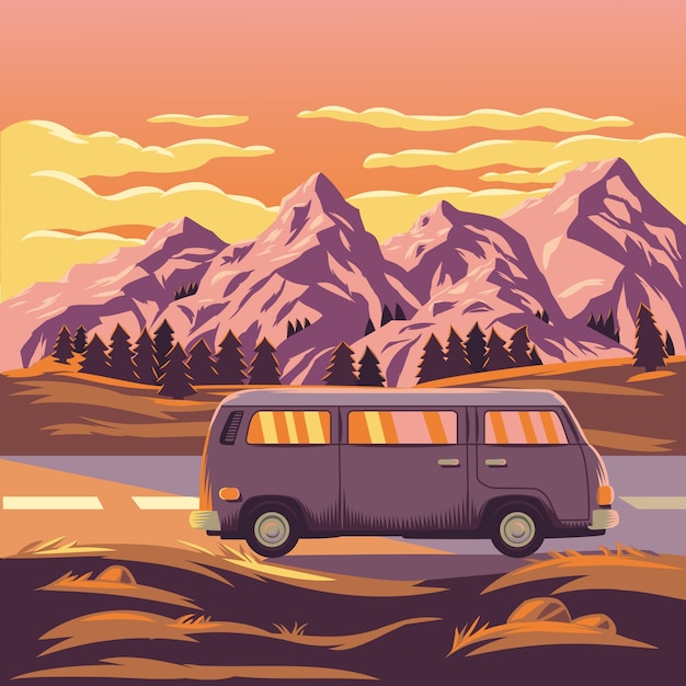 Detail Background Vector Pemandangan Nomer 53
