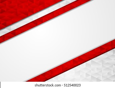 Detail Background Vector Red And White Nomer 29