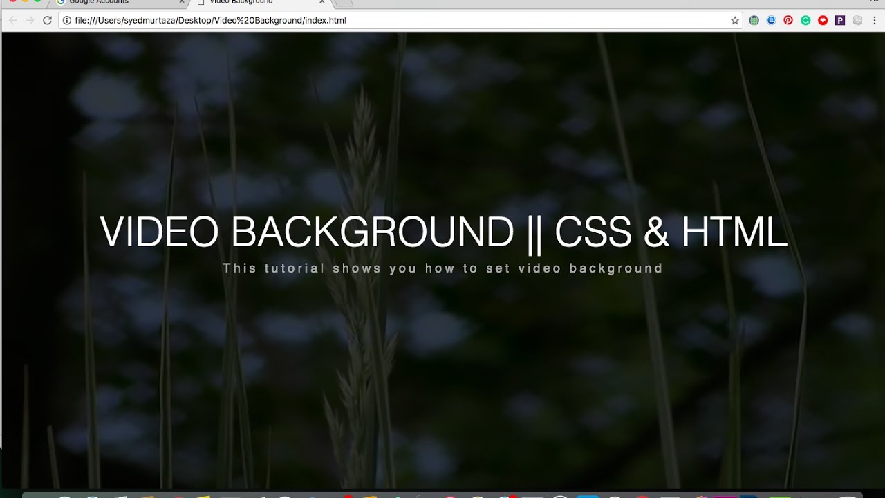 Detail Background Video Html Nomer 5