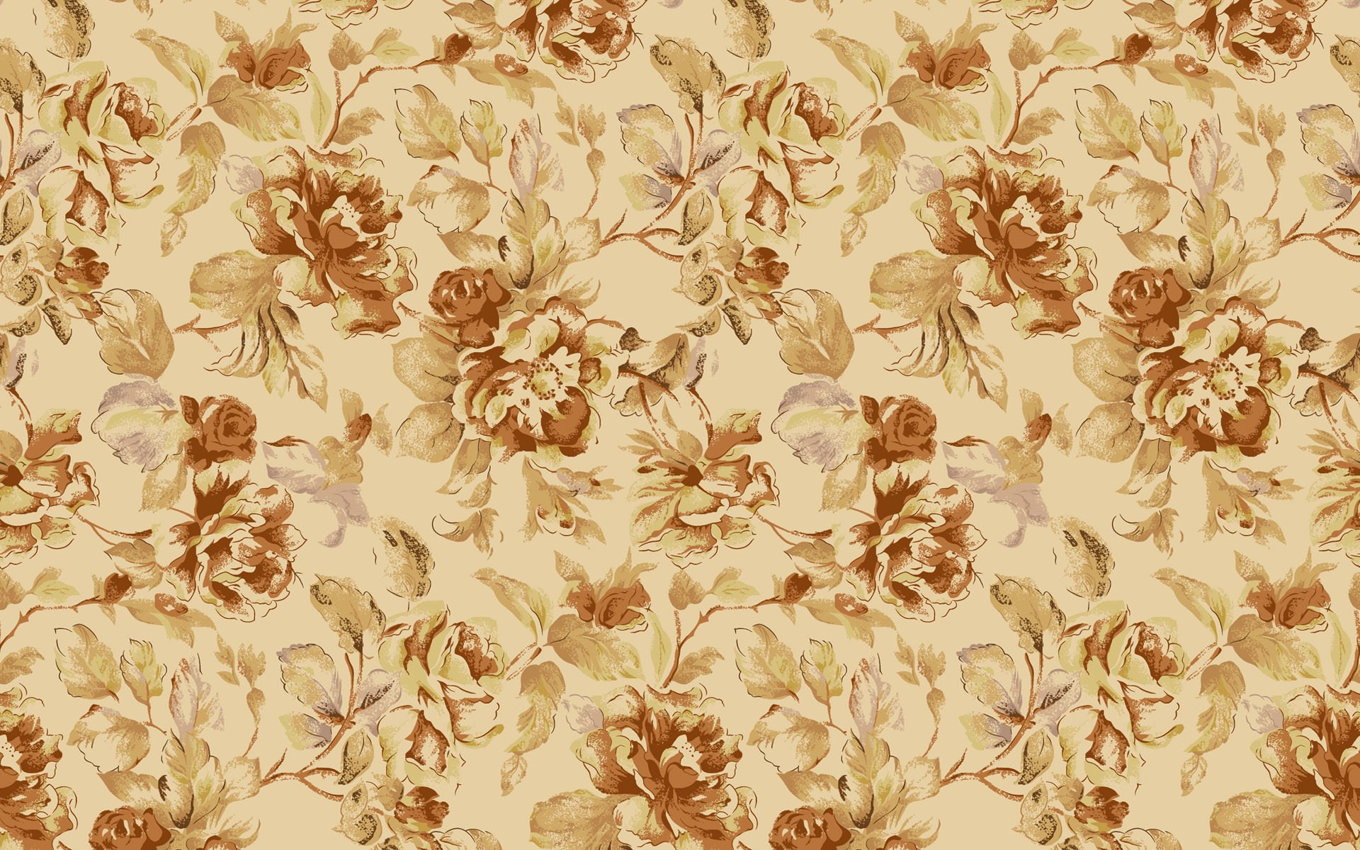 Detail Background Vintage Flowers Nomer 53