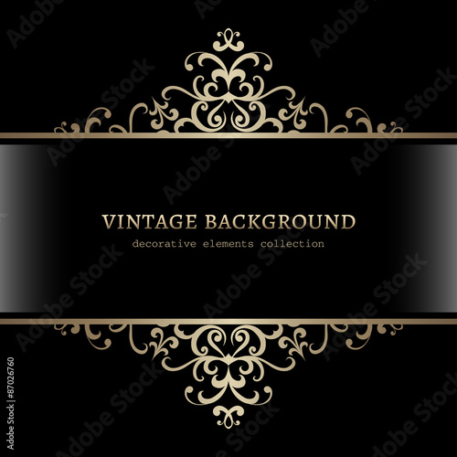 Detail Background Vintage Hitam Nomer 20