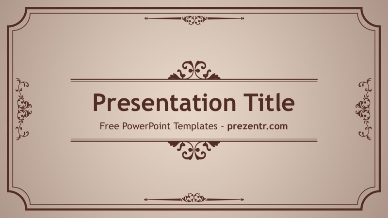 Detail Background Vintage Powerpoint Nomer 35