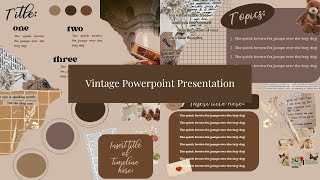 Detail Background Vintage Powerpoint Nomer 39