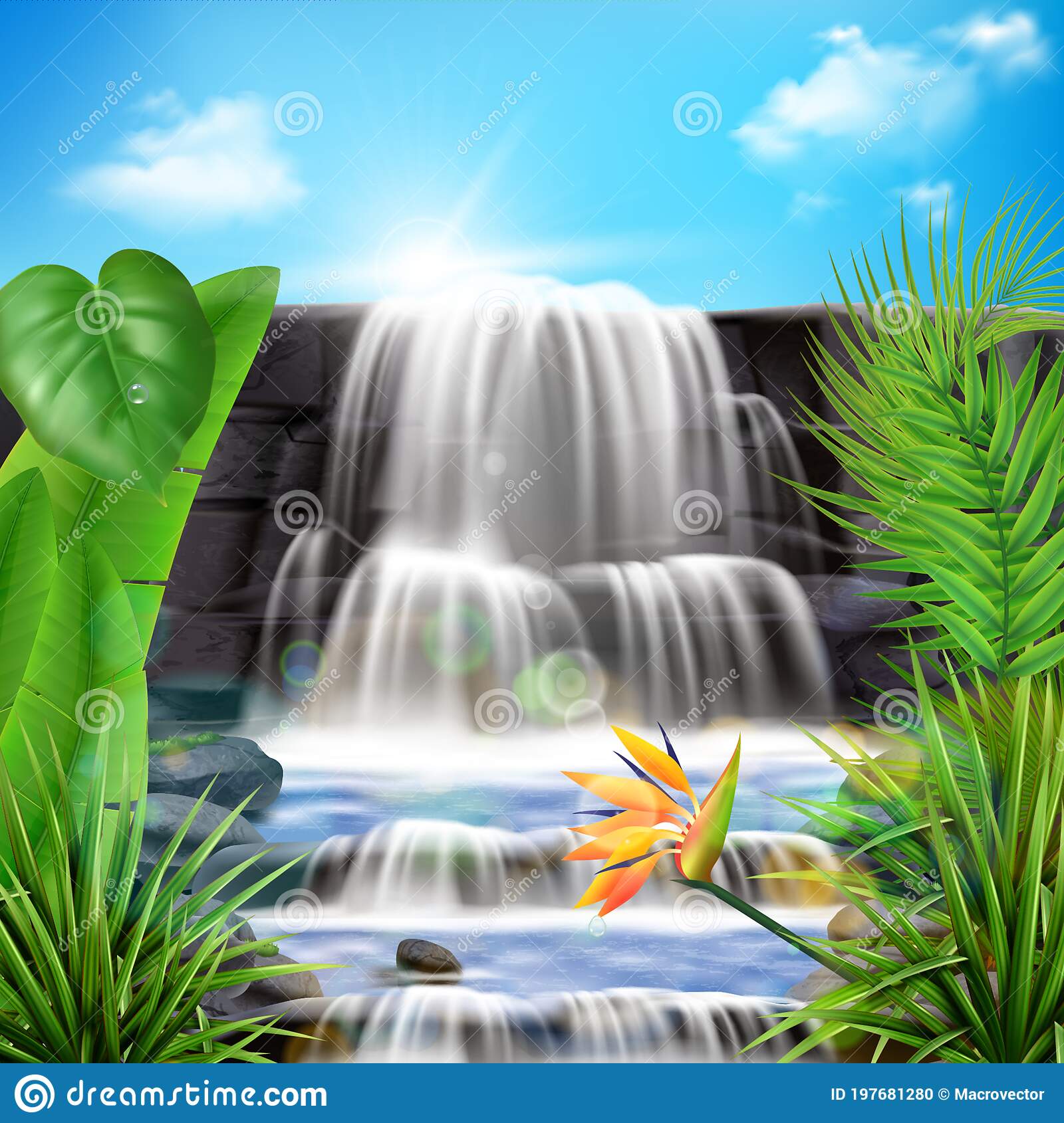 Detail Background Waterfall Nomer 16