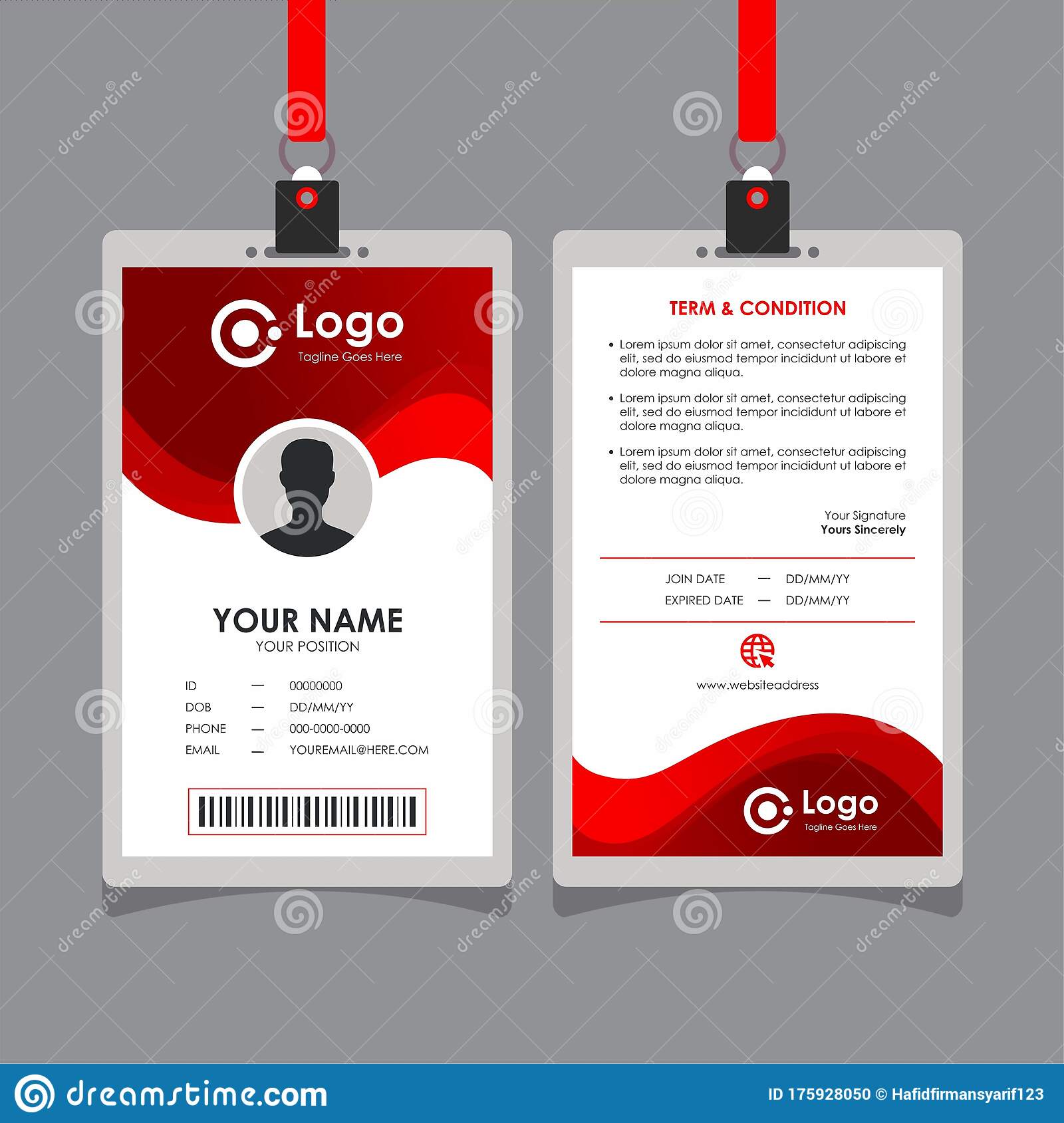 Detail Background Wave Id Card Nomer 12
