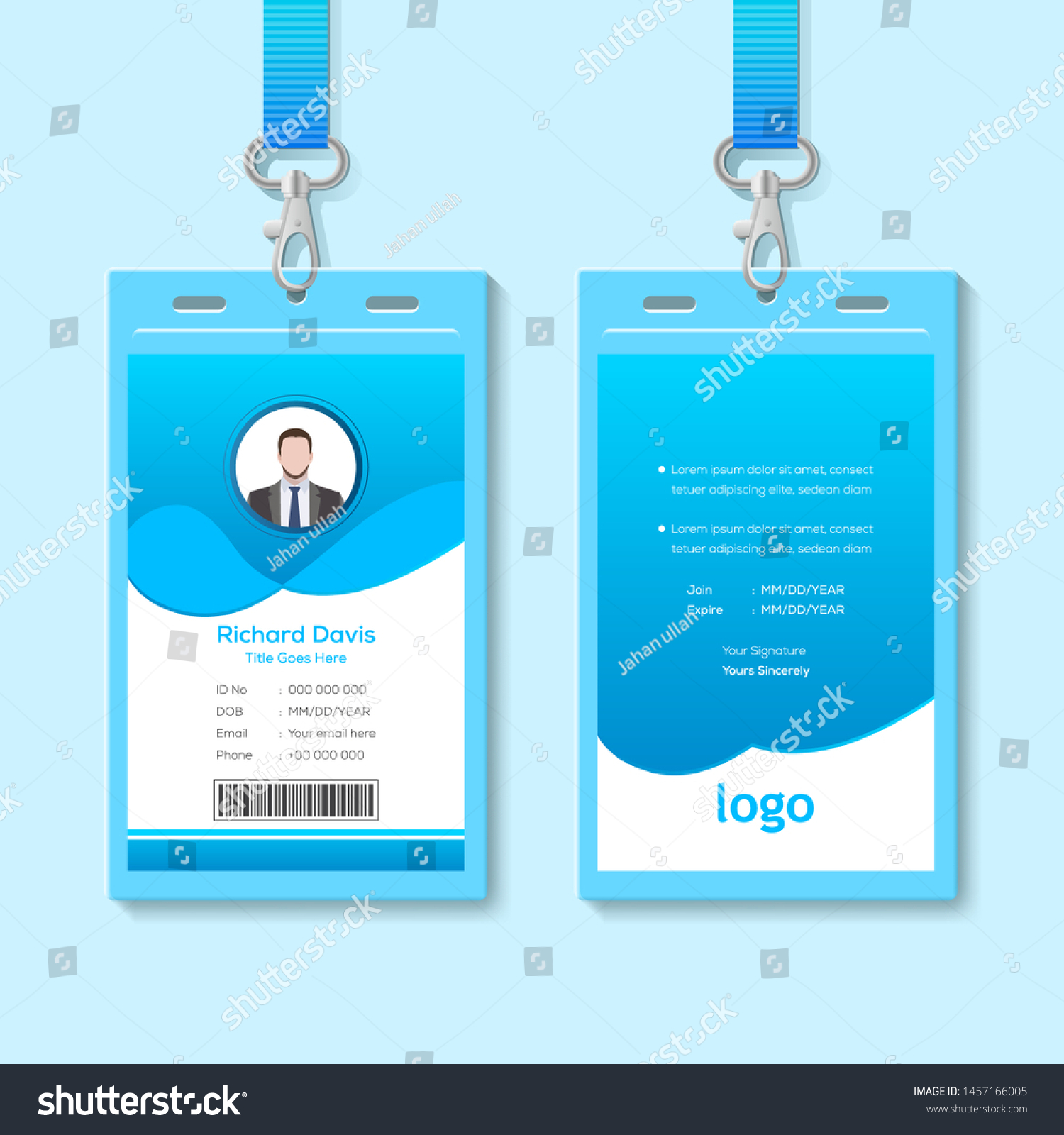 Detail Background Wave Id Card Nomer 19
