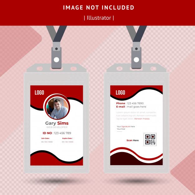 Detail Background Wave Id Card Nomer 24