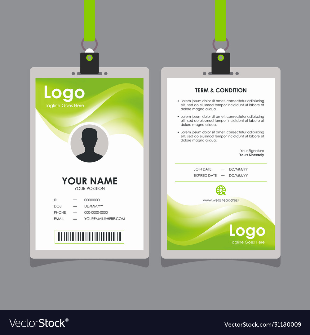 Detail Background Wave Id Card Nomer 9