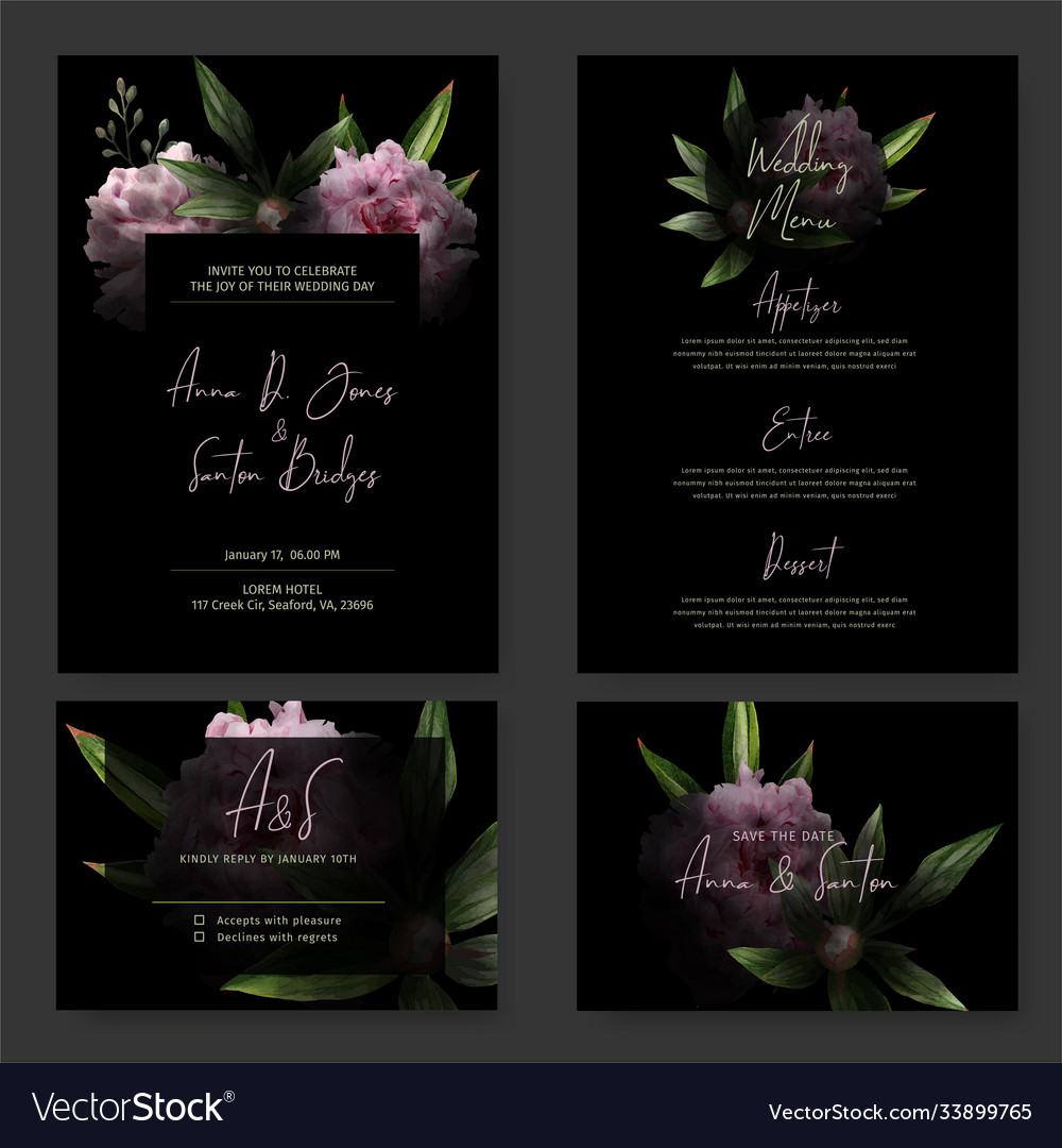 Detail Background Wedding Black Nomer 4