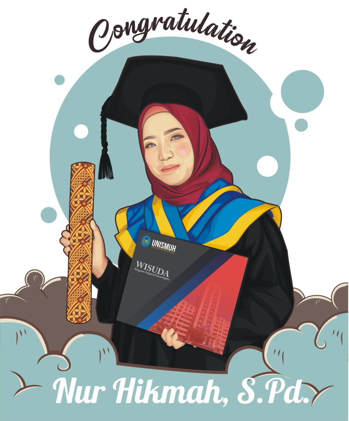 Detail Background Wisuda Vector Nomer 36