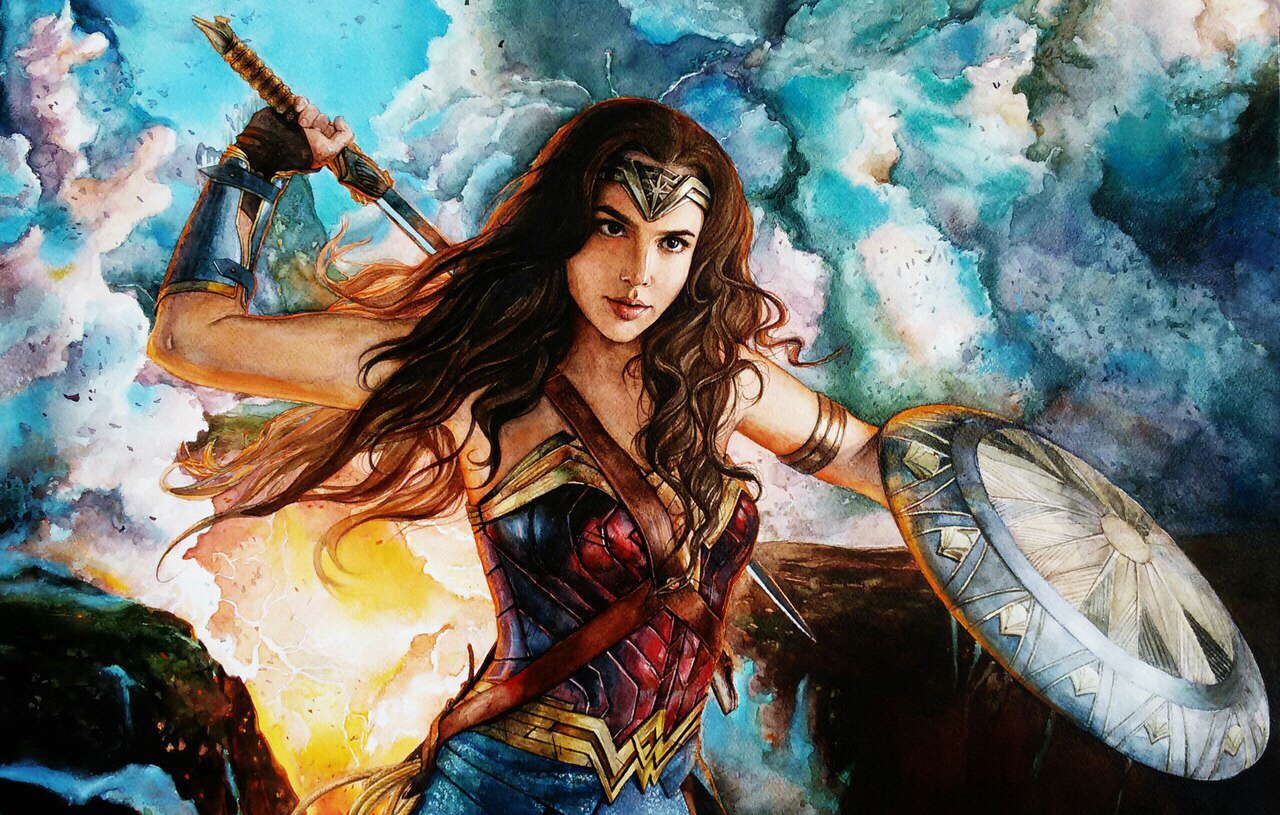 Detail Background Wonder Woman Nomer 44