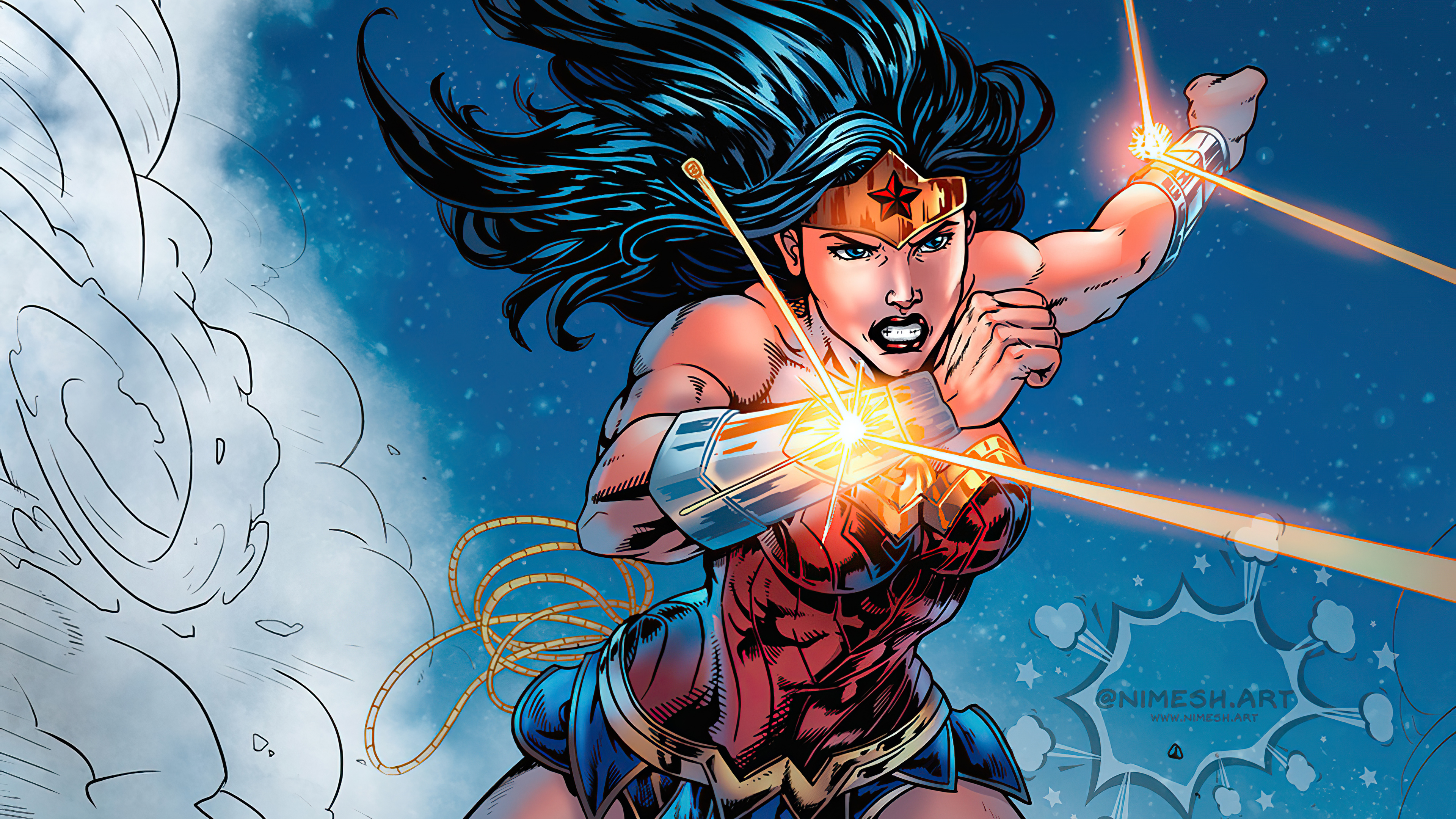 Detail Background Wonder Woman Nomer 56
