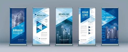 Detail Background X Banner Blue Nomer 10