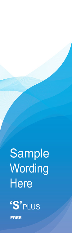 Detail Background X Banner Blue Nomer 3