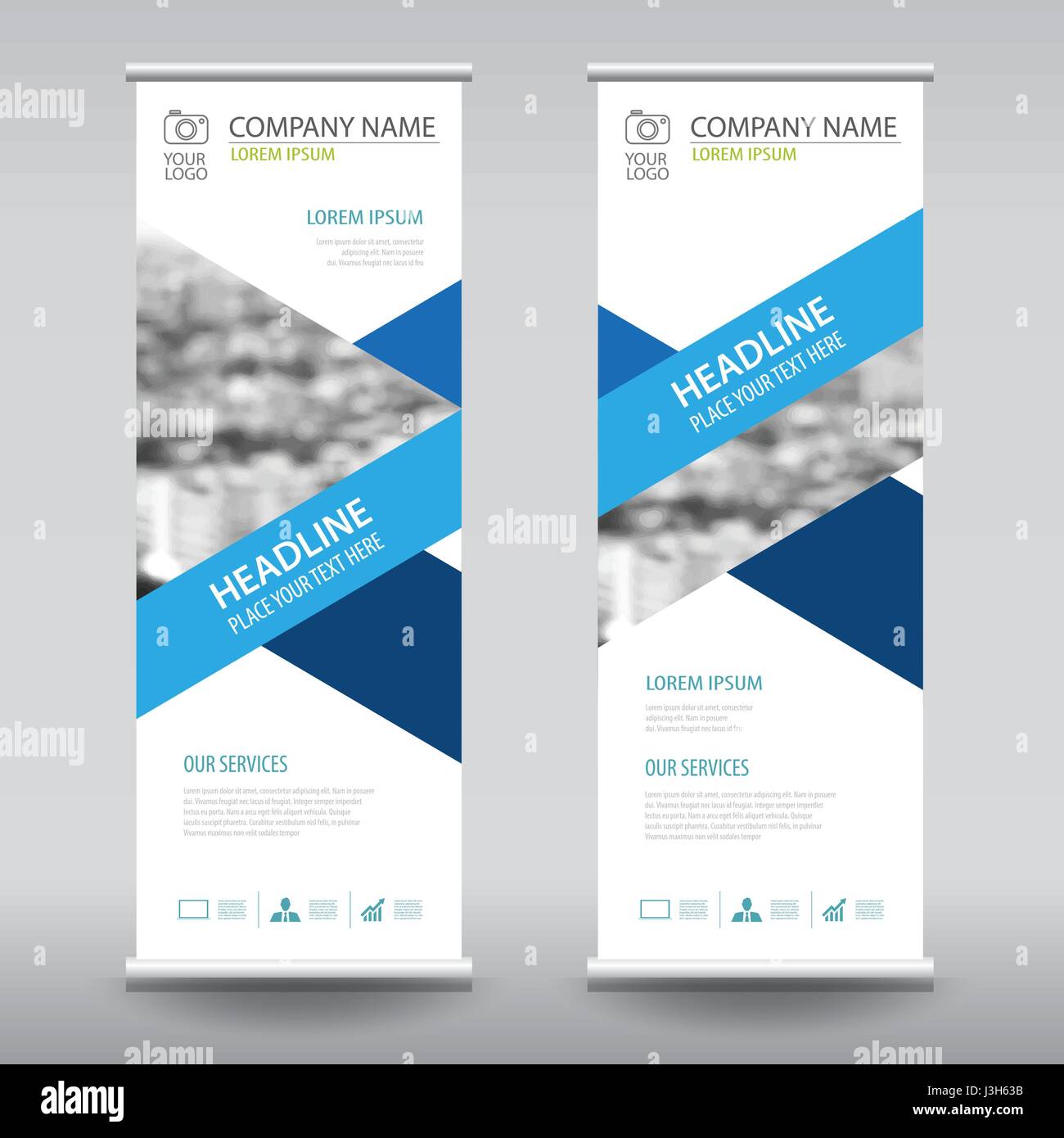 Detail Background X Banner Blue Nomer 26