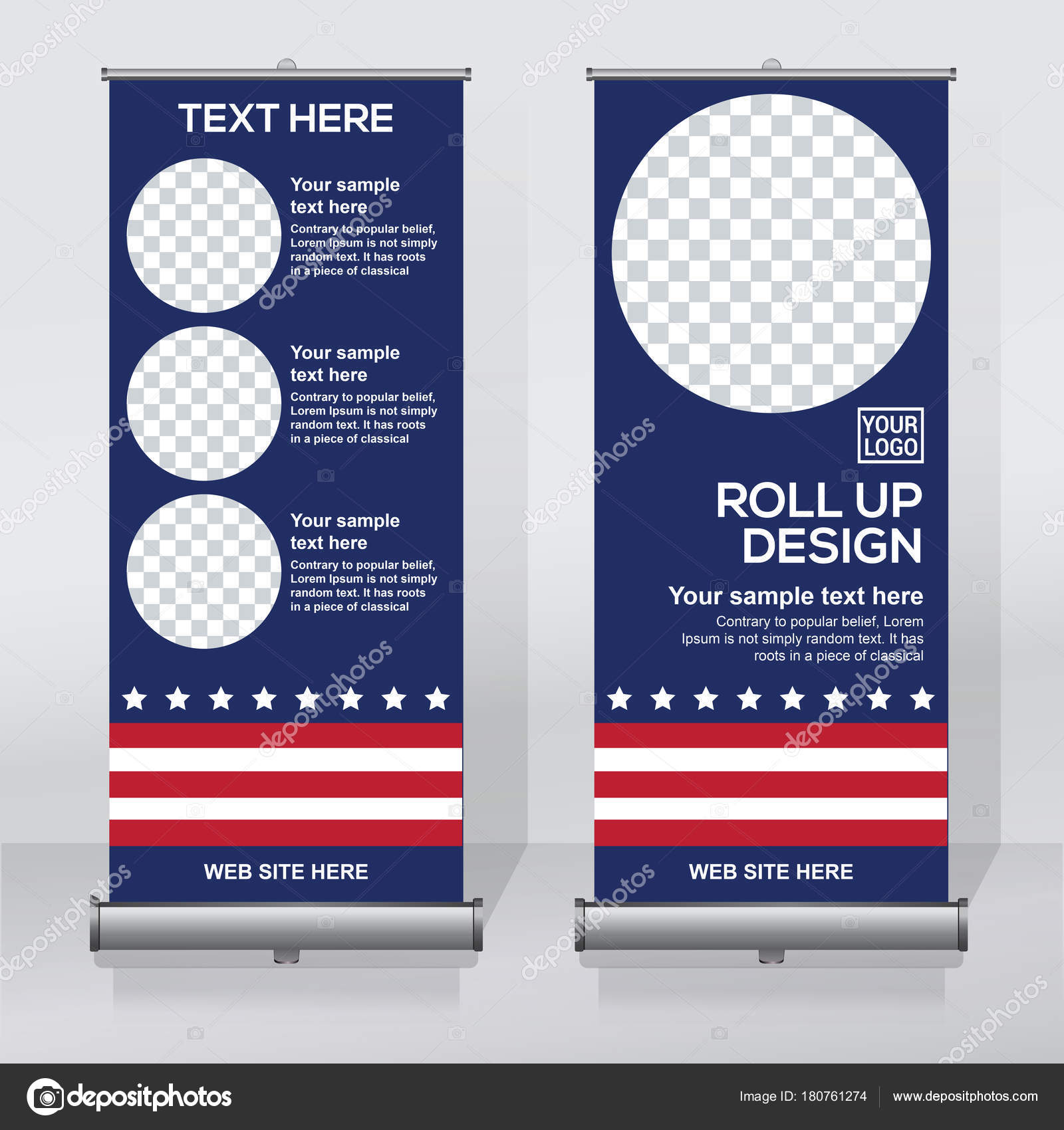 Detail Background X Banner Blue Nomer 36