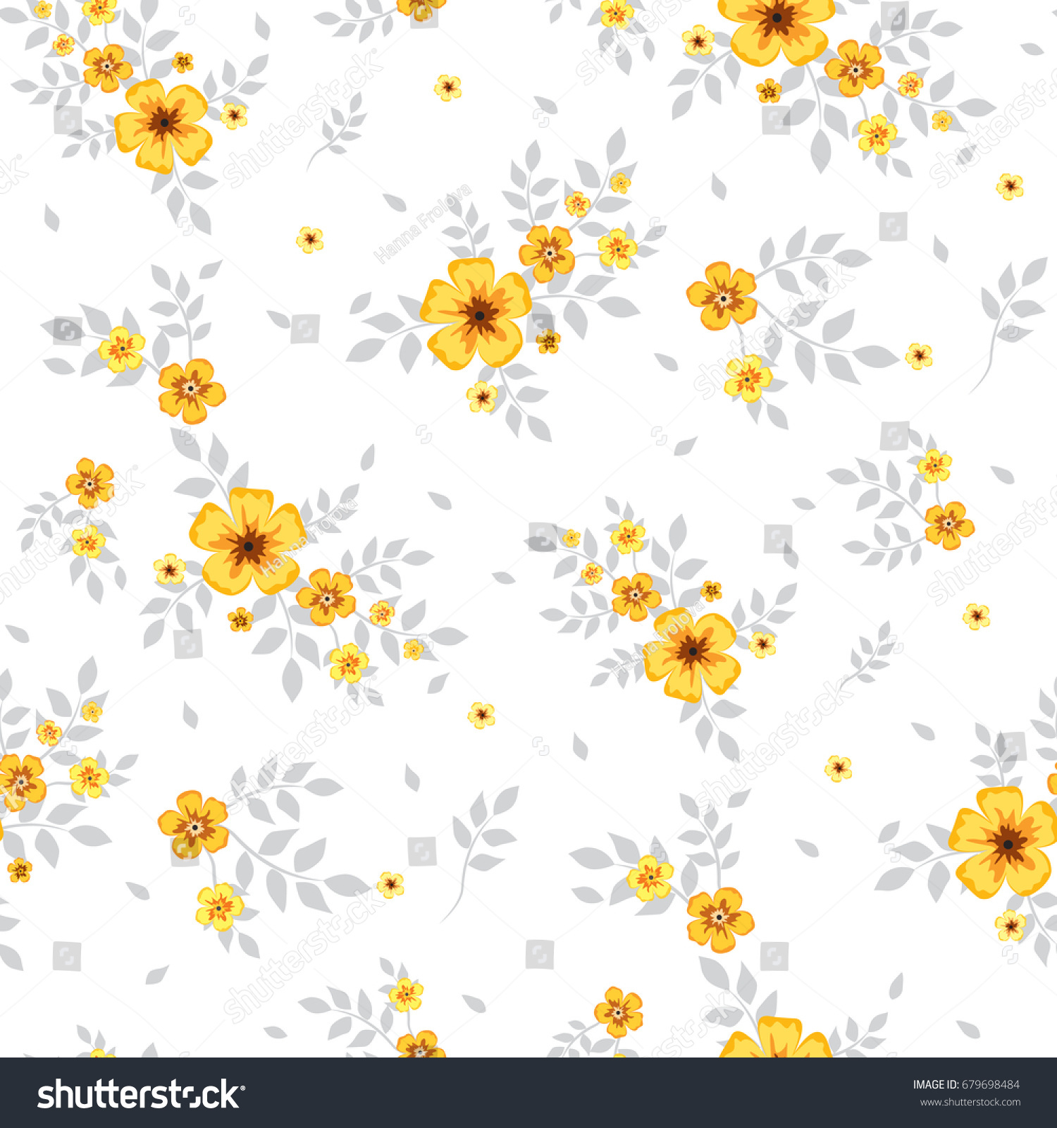 Detail Background Yellow Floral Nomer 28