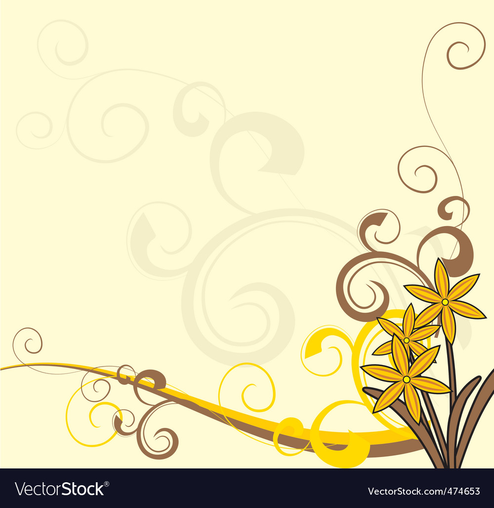 Detail Background Yellow Floral Nomer 10