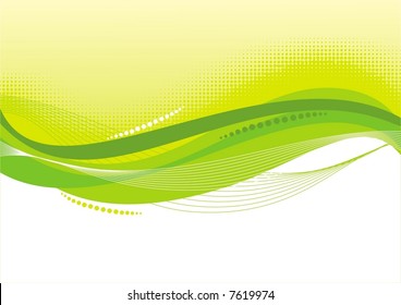 Detail Background Yellow Green Abstract Nomer 34