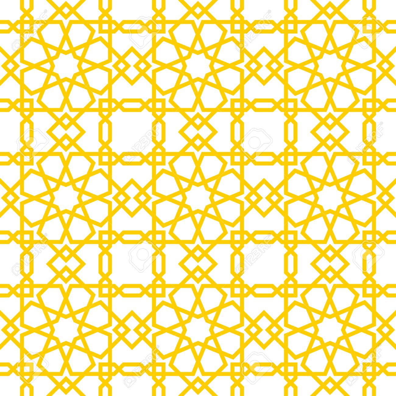 Detail Background Yellow Islamic Nomer 17