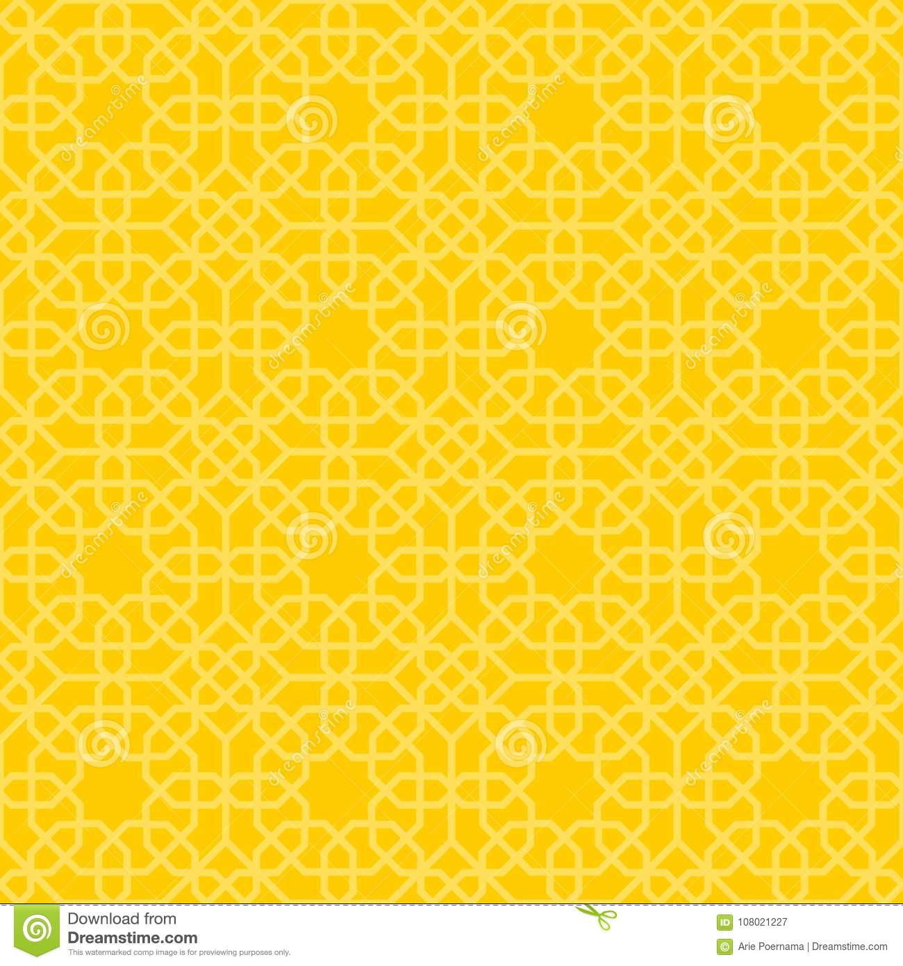 Detail Background Yellow Islamic Nomer 3