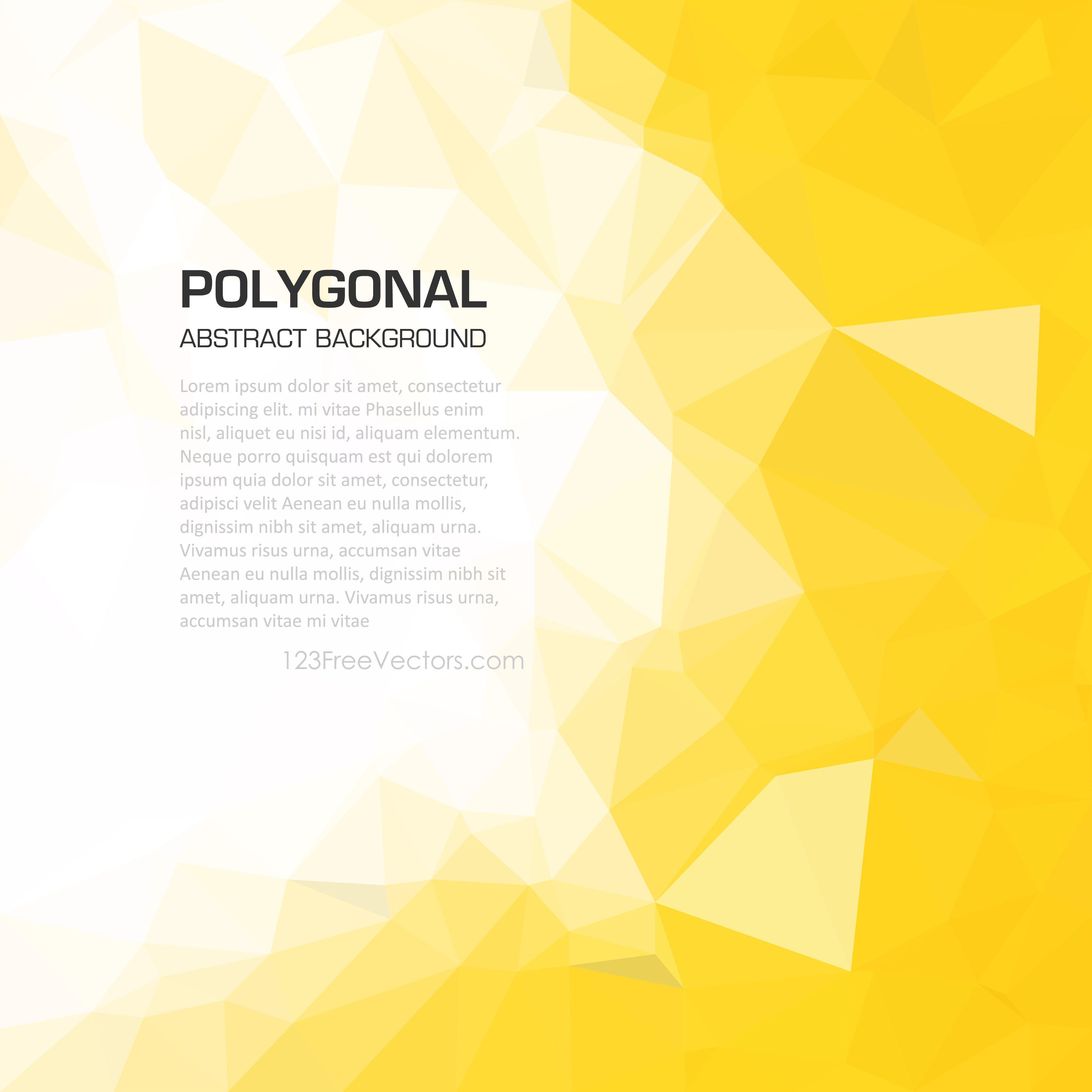 Detail Background Yellow Polygon Nomer 18