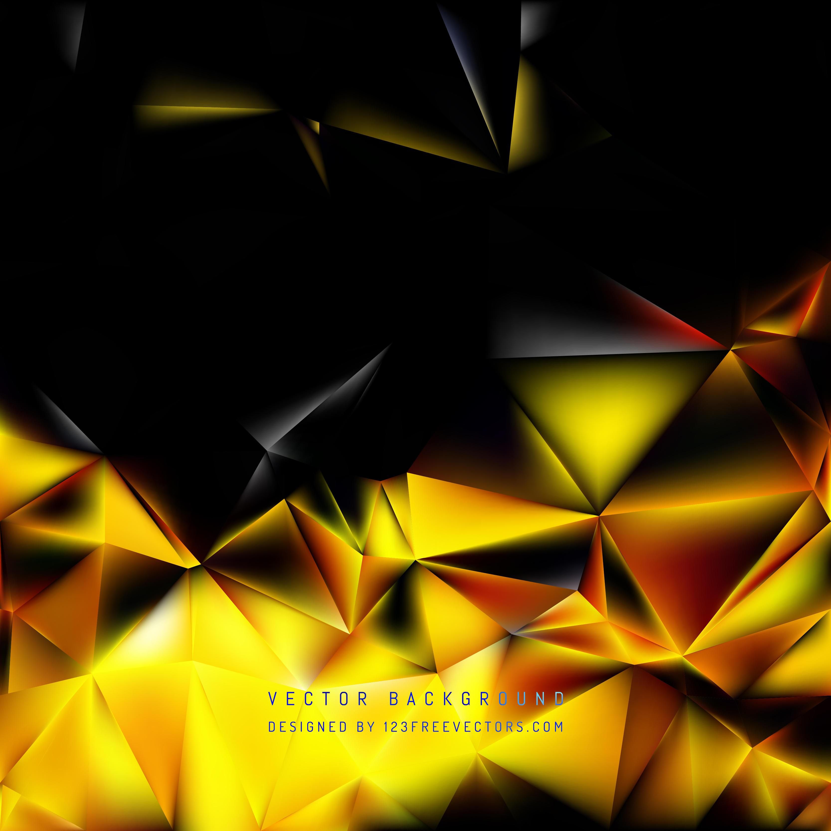 Detail Background Yellow Polygon Nomer 36