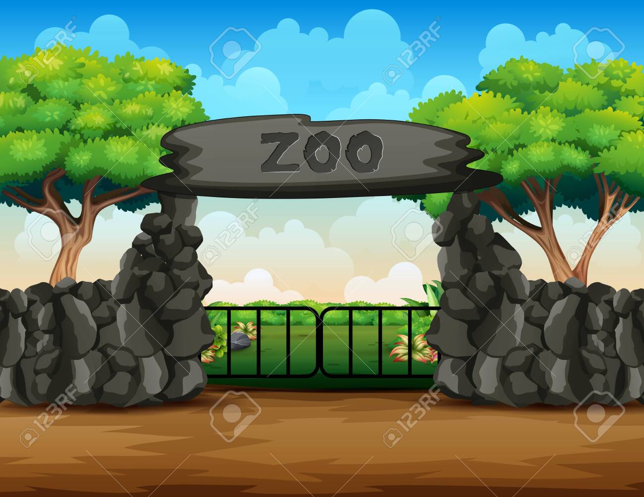 Detail Background Zoo Nomer 30