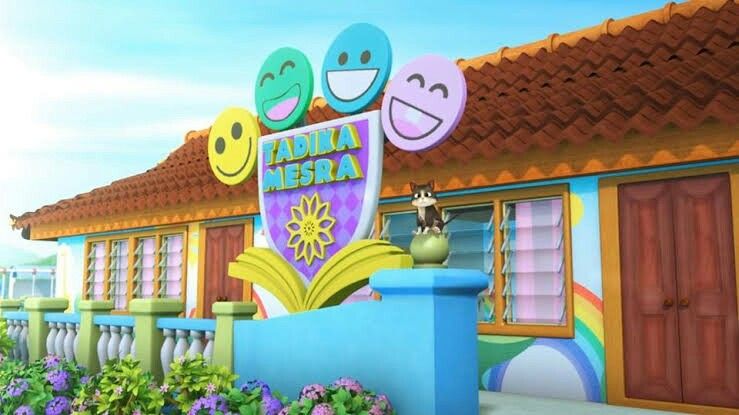 Background Zoom Upin Ipin - KibrisPDR