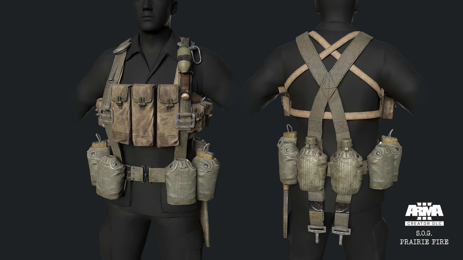 Detail Backpack On Chest Arma 3 Nomer 11