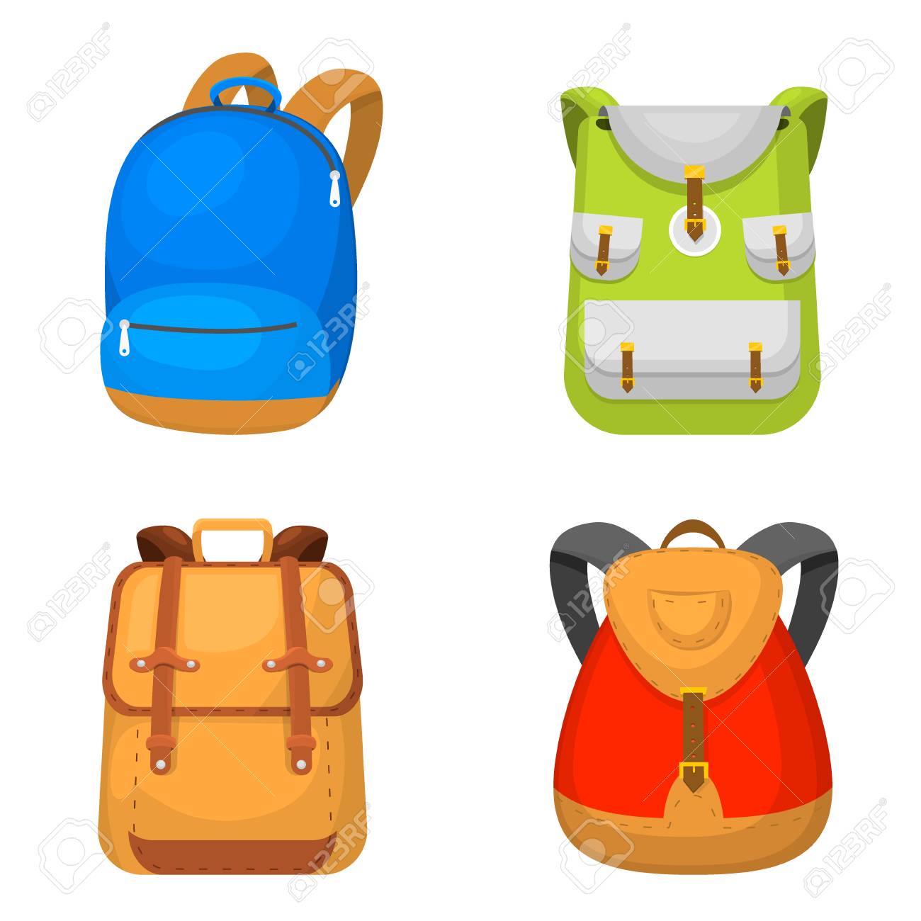 Detail Backpack On Hook Clipart Nomer 31