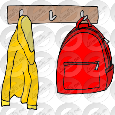 Detail Backpack On Hook Clipart Nomer 8