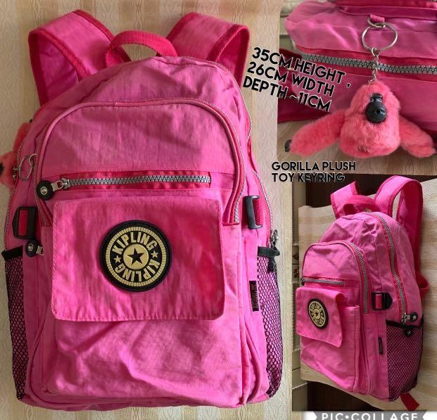 Detail Backpack With Gorilla Keychain Nomer 27