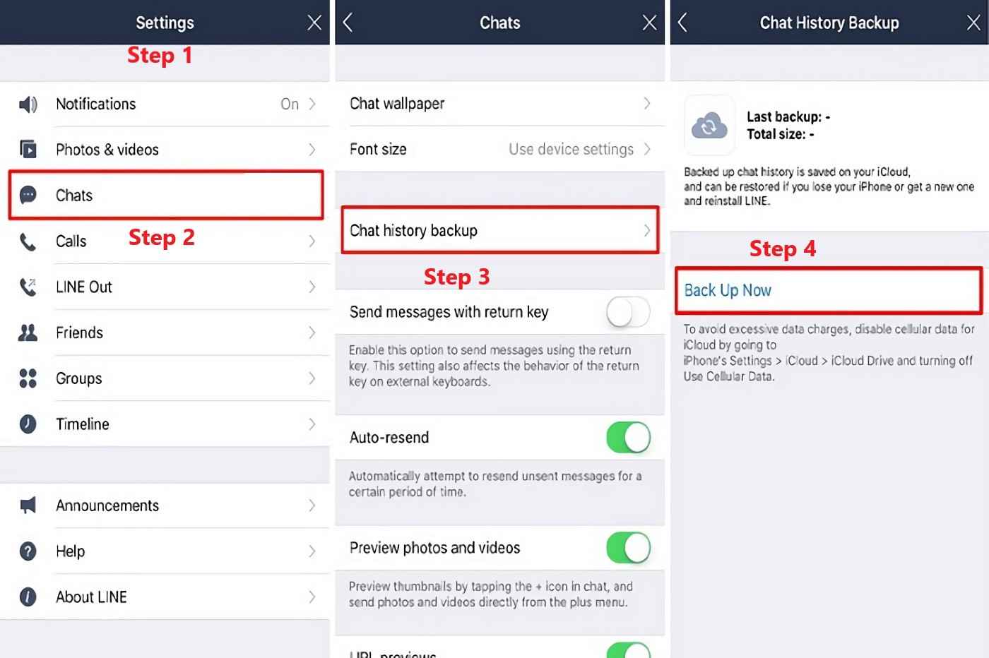 Detail Backup Line Chat Iphone Nomer 11