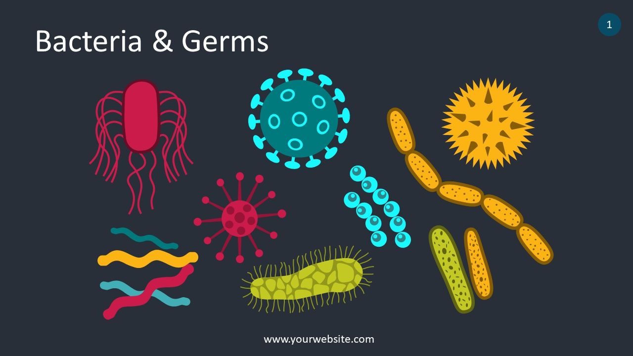 Detail Bacteria Background For Powerpoint Nomer 3