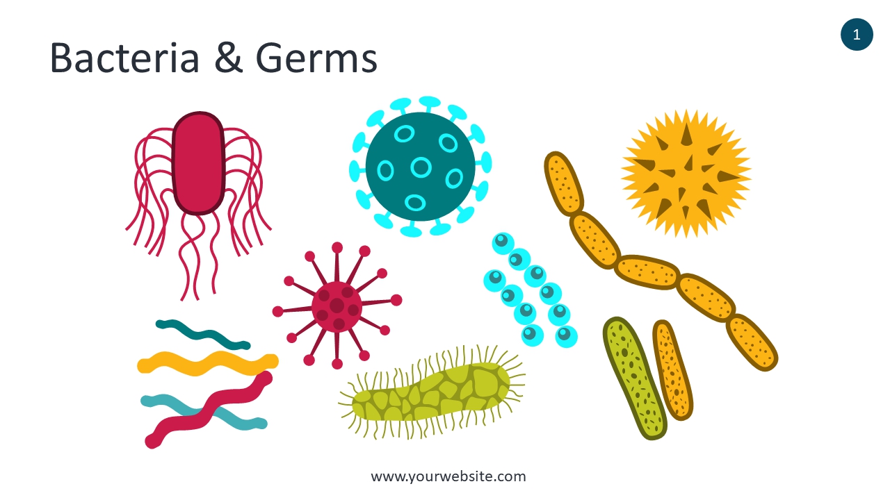 Detail Bacteria Background For Powerpoint Nomer 34